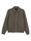 Apc Checkered Jacket With Collared Neck And Pockets In Black