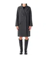 Apc A.p.c. A.p.c. Ginny Wool Double-breasted Coat In Black