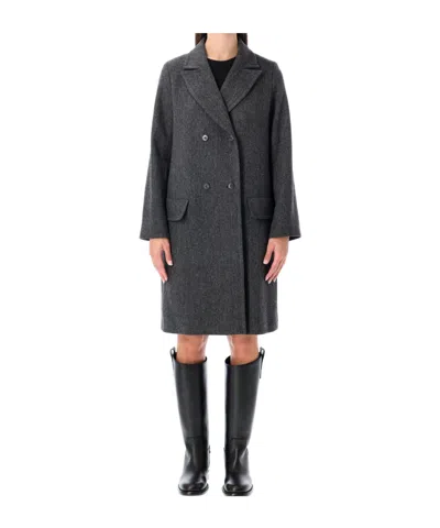 APC A.P.C. DOUBLE-BREASTED TAILORED COAT