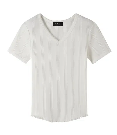 Apc Gloria T-shirt In White