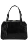 Apc Black Shoulder Bag With Versatile Carrying Options In Black