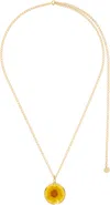 Apc Gold Anastasia Barbieri Edition Fortuna Necklace In Daa Yellow