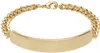 Apc A. P.c. Darwin Curb Chain Bracelet L Silver In Raa Gold