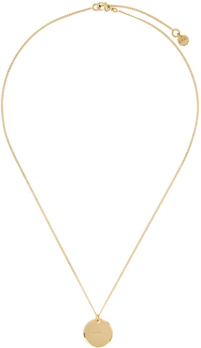 Apc Gold Eloi Necklace In Raa Gold