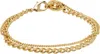 Apc Gold Minimal Bracelet In Raa Gold