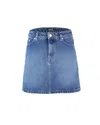 Apc A.p.c. Gonna Jupe Moss Washed Indigo