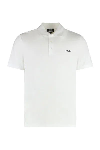 Apc A.p.c. Gots Cotton-piqué Polo Shirt