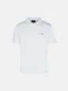 Apc 'gots' White Cotton Polo Shirt