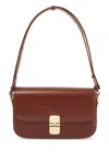Apc Grace Baguette Bag In Brown