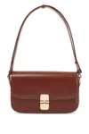 Apc Grace Baguette Bag In Brown