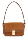 Apc Grace Shoulder Bag In Brown