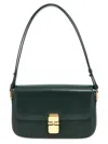 Apc A.p.c. Grace Foldover Shoulder Bag In Green