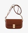 Apc Grace Chain Clutch One Size Hazelnut In Hazelnut