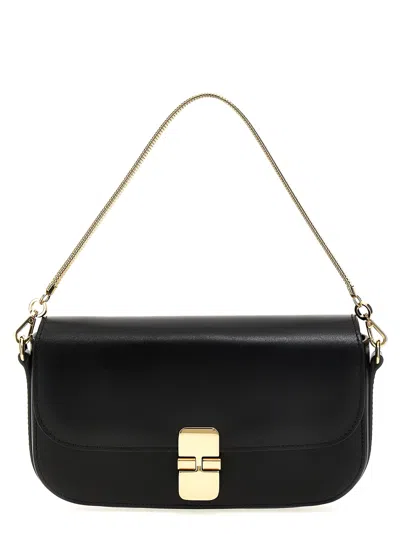 Apc Grace Chaine Shoulder Bag In Black