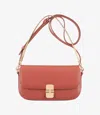 Apc Grace Chaine Clutch One Size Gak In Gak - Cherry