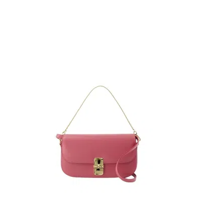 Apc Grace Chaine Crossbody - Leather - Pink