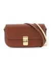 Apc A. P.c. Grace Bag In Leather With Shoulder Strap In Brown