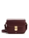 Apc Grace Cross-body Bag In Burgundy