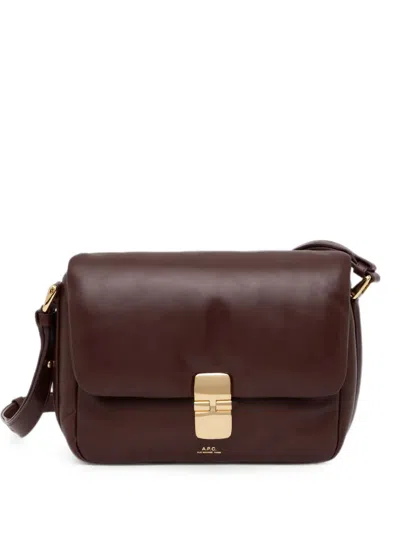 A.p.c. Grace Crossbody Bag In Brown