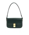 Apc A.p.c. Grace Foldover Shoulder Bag In Black