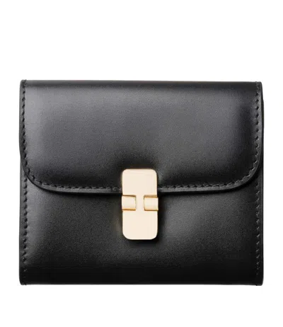 Apc Grace-inspired Coin Purse In Black