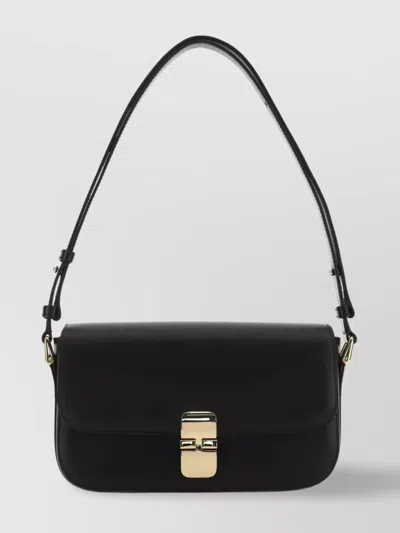 APC GRACE LEATHER SHOULDER BAG
