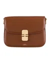 Apc Grace Shoulder Bag Small Adjustable Strap In Brown