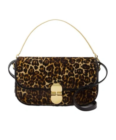APC A.P.C. GRACE LEOPARD PRINTED CLUTCH BAG