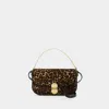 Apc Grace Leopard Printed Clutch Bag In Nero