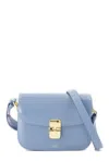 Apc Grace Logo Printed Small Shoulder Bag In Ibb Bleu Navire