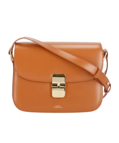 APC A.P.C. GRACE LOGO PRINTED SMALL SHOULDER BAG