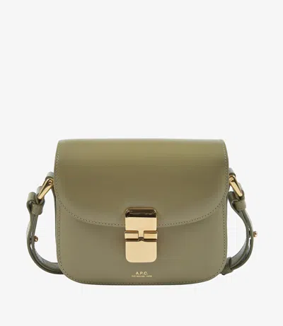 Apc Grace Mini Bag One Size Kbc In Kbc - Clay Green