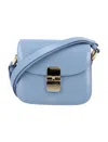 Apc Blue Grace Mini Crossbody Bag In Ship Blue