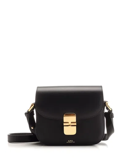 Apc Grace Mini Shoulder Bag In Black