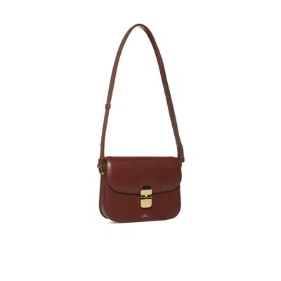 Apc A.p.c. Grace Shoulder Bag In Red