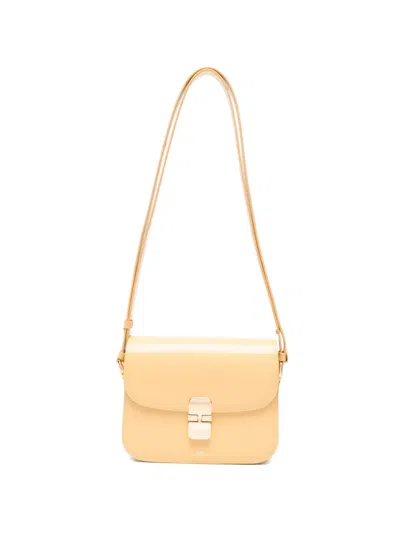 A.p.c. Grace Shoulder Bag In Neutral