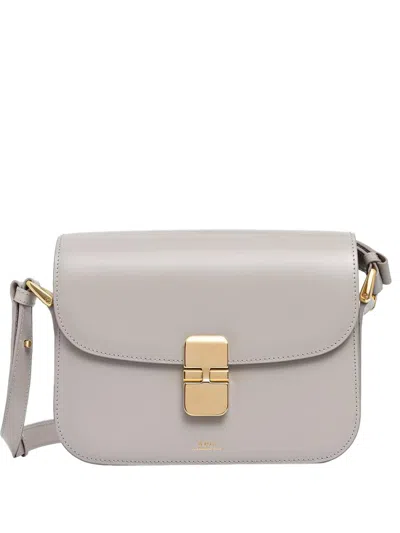 A.p.c. Grace Shoulder Bag In Purple