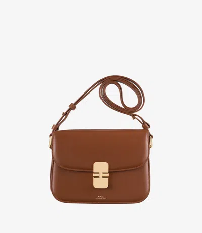 Apc Grace Small Bag One Size Hazelnut In Brown