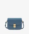 Apc A.p.c. Grace Small Shoulder Bag In Ibb - Marine Blue