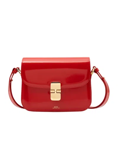 A.p.c. Grace Small Bag In Red