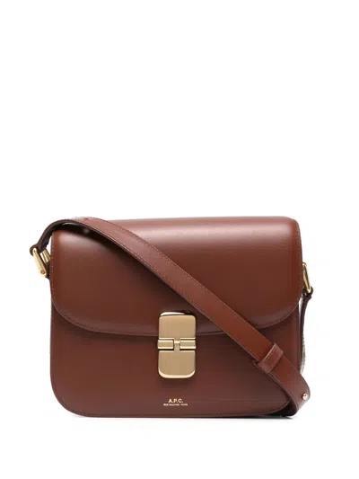 Apc Grace Small Bag Woman Brown