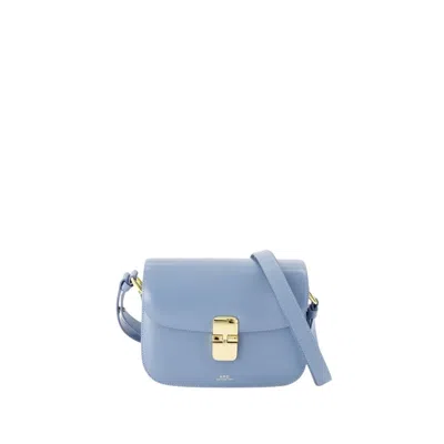 Apc A.p.c. Small Grace Bag In Blue
