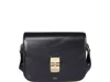 Apc Grace Small Leather Crossbody Bag For Women In Black