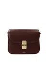 Apc Grace Small Crossbody Bag In Burdeos