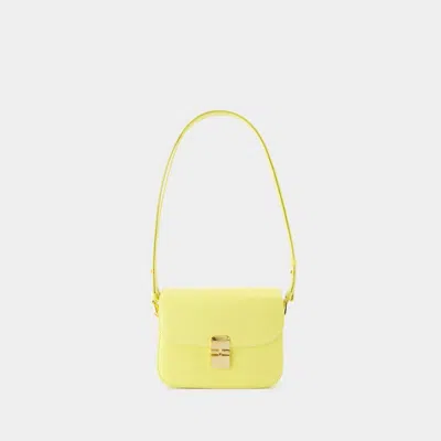 Apc A.p.c. Grace Small Crossbody In Yellow