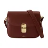Apc A.p.c. Grace Small Hobo Bag In Brown