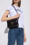 Apc A.p.c. Grace Leather Crossbody Bag In Black