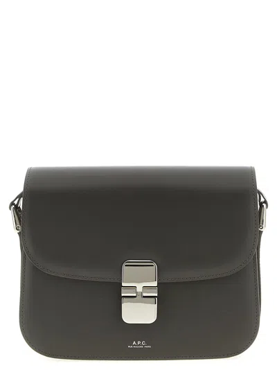 Apc Grace Small Shoulder Bag In Gray