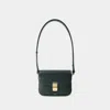 Apc A.p.c. Grace Logo Printed Small Shoulder Bag In Green