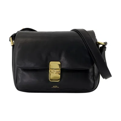 Apc A.p.c. Grace Soft Crossbody In Black